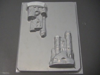 1701 Sand Princess Castle 3D Chocolate Mold